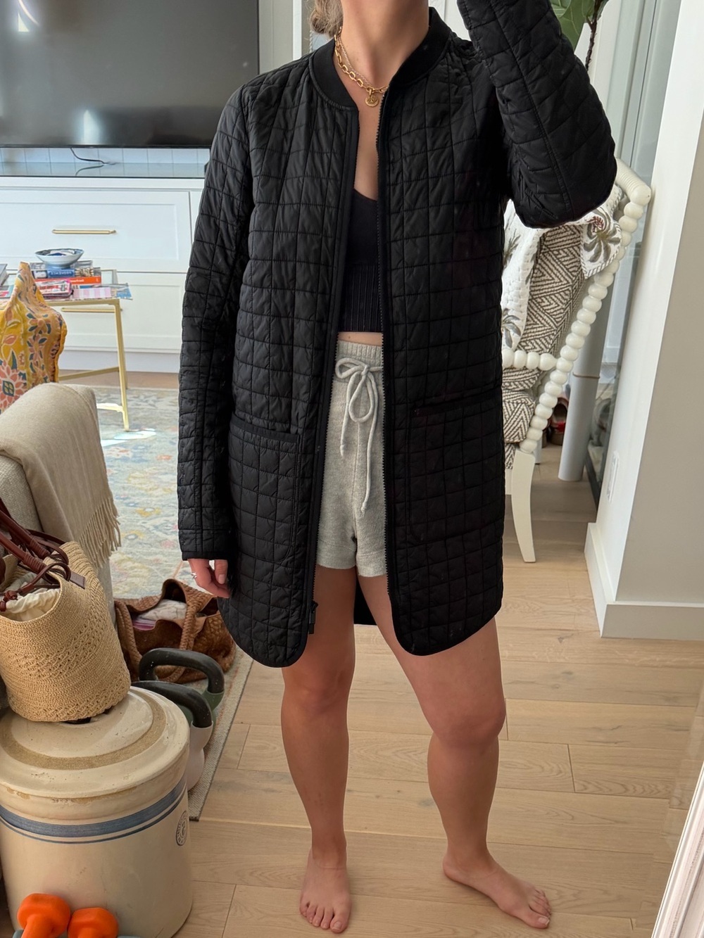 athleta recycled grandview shell jacket in black